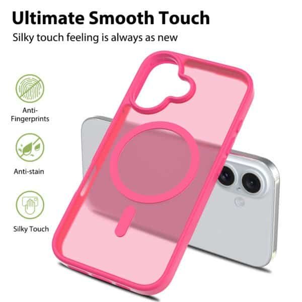 iphone 16 matte frosted magsafe phone case