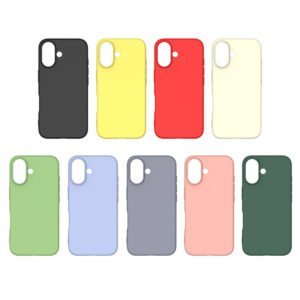 iphone 16 soft silicone rubber phone case