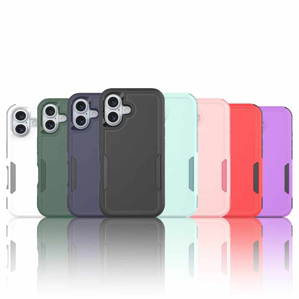 iphone 16 hard combo armor protective phone case