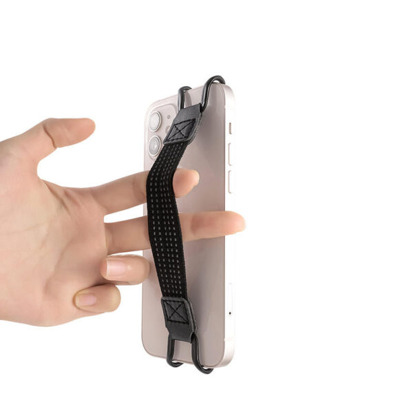 elastic two sided mobile phone finger grip