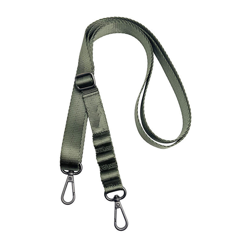 nylon cell phone double hook wide lanyard strap