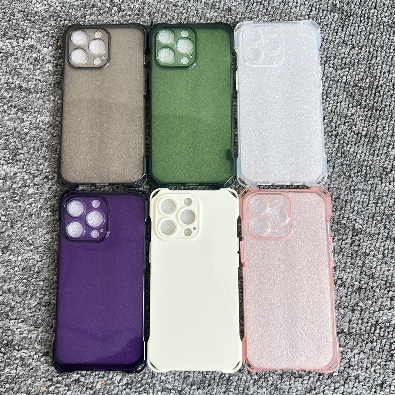 clear crossbody phone case with 4 corner holes