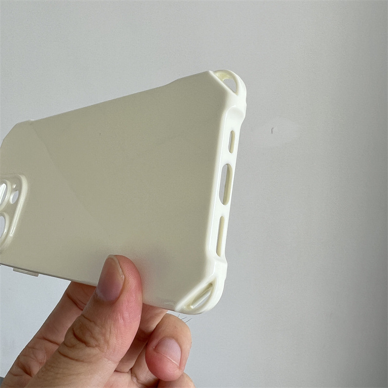 clear crossbody phone case with 4 corner holes