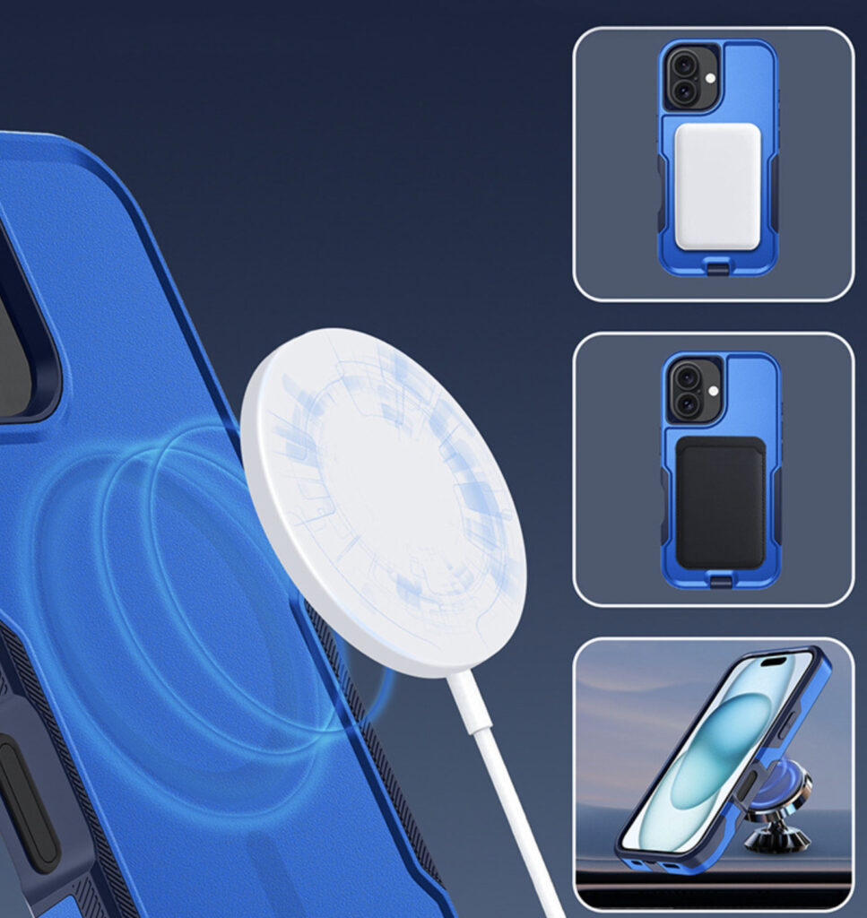 magsafe compatible belt clip anti shock phone case