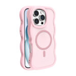 magsafe wavy curly bumper phone case