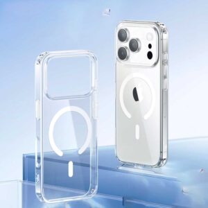 iphone 17 clear hybrid magsafe compatible phone case