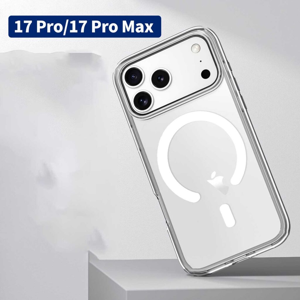 iphone 17 clear hybrid magsafe compatible phone case