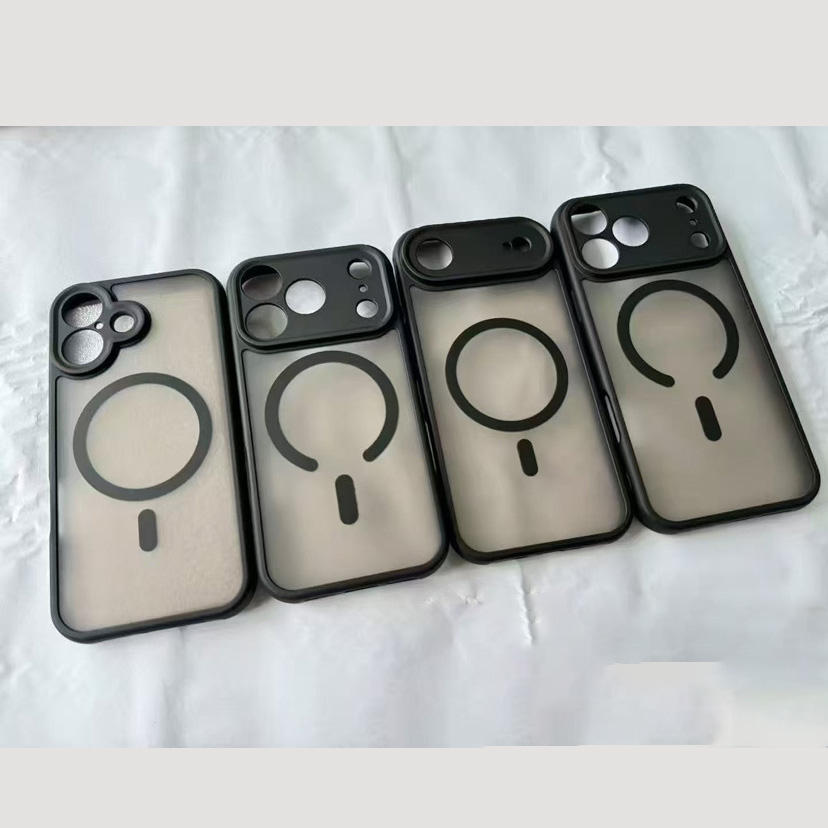 in built magsafe compatible matte phone case