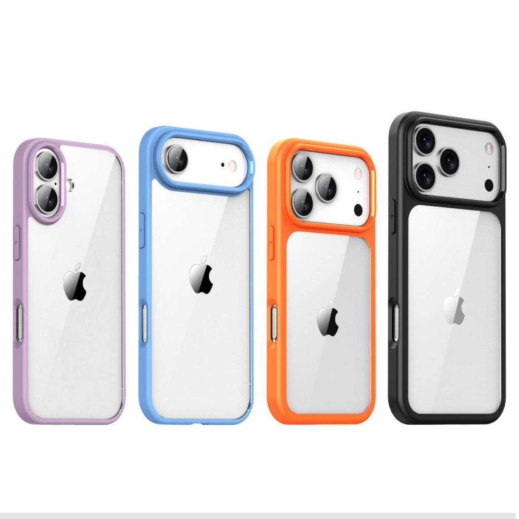 iphone 17 clear hard pc tpu bumper phone case