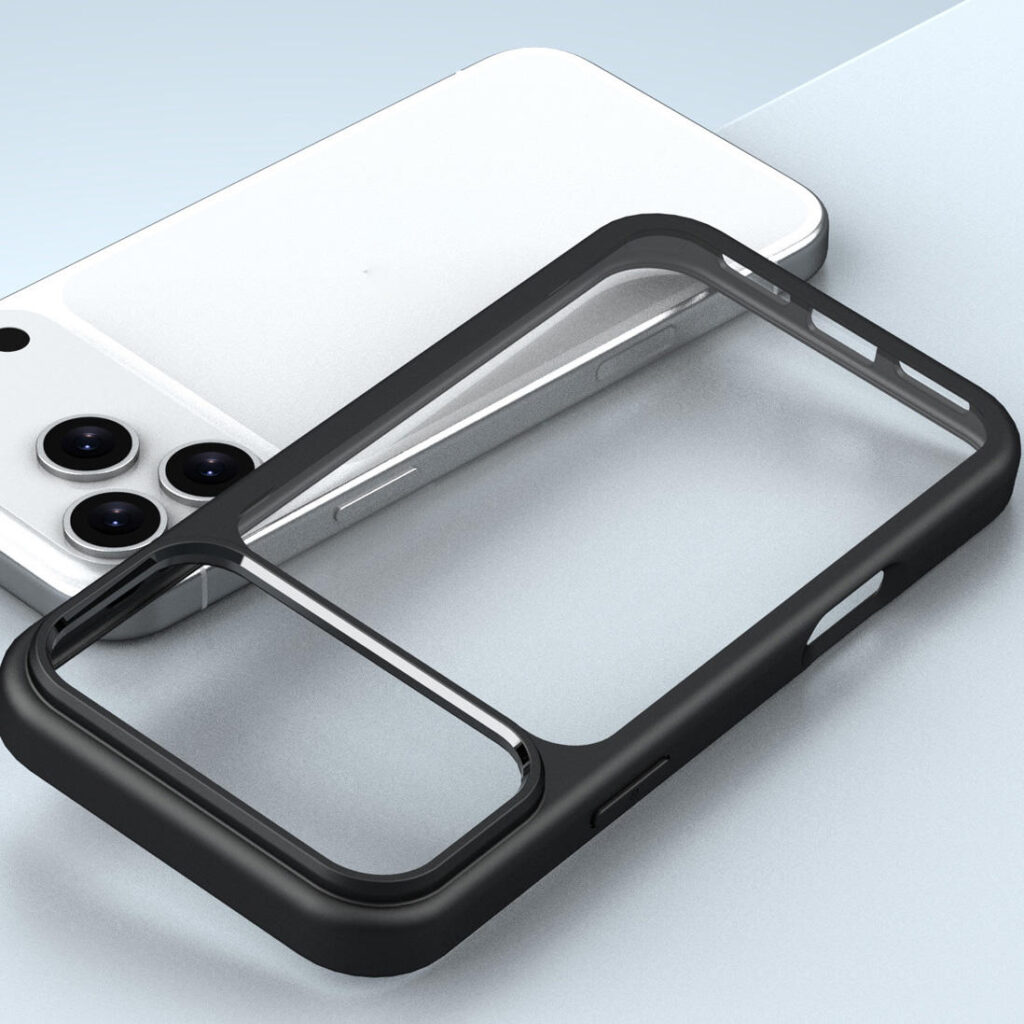 iphone 17 clear hard pc tpu bumper phone case