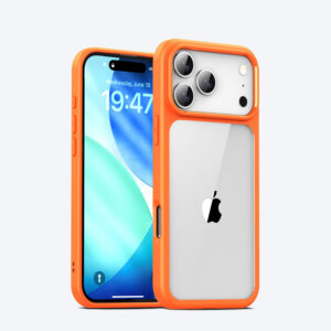iphone 17 clear hard pc tpu bumper phone case