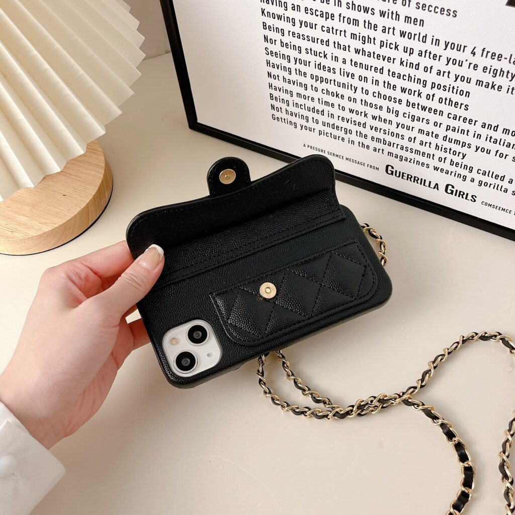 pu leather crossbody wallet phone case