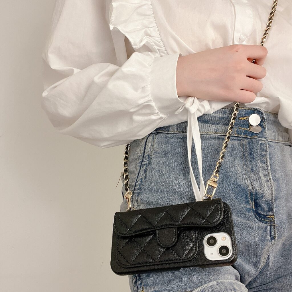 pu leather crossbody wallet phone case