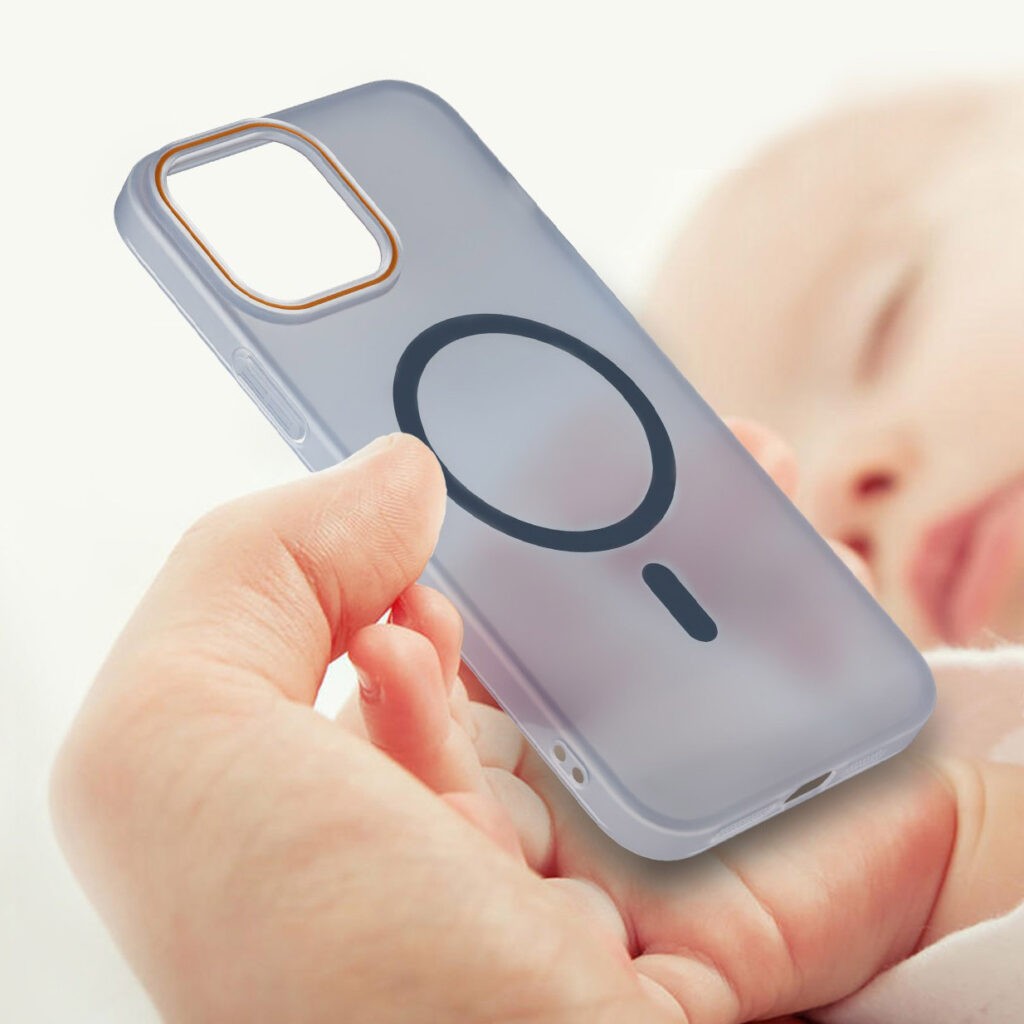 slim matte plastic magsafe phone case